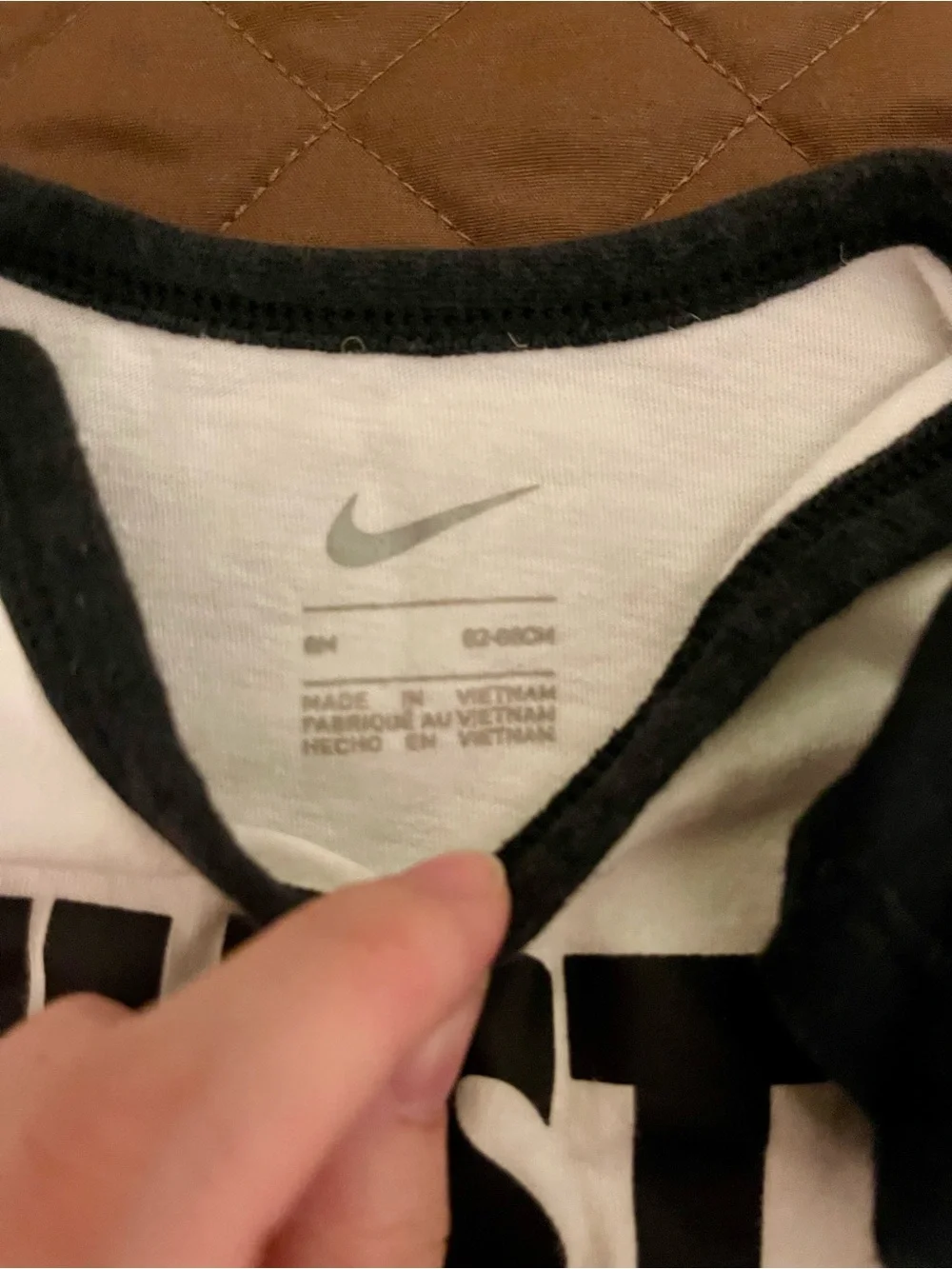 Nike Kids' Black & White 'Just Do It' One-Piece Bodysuits